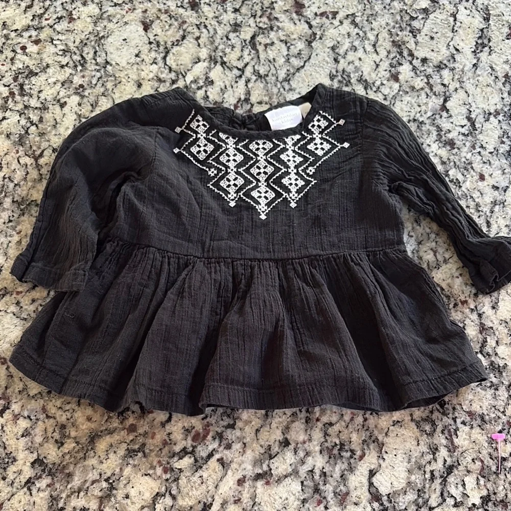 Kardashian Kids Peasant Top - Picture 1 of 6
